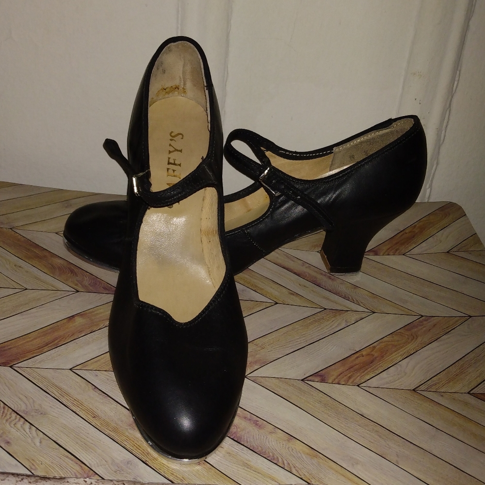 Vtg Taffy's Tap Shoes Size 7.5 Big Girl - Picture 7 of 12